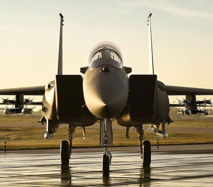 F-15 on runway
