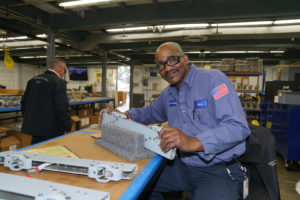 MEC Employee in Ejector Systems Assembly